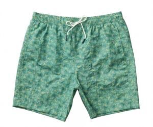 NEW DUCK HEAD men's print sailport swim shorts in aspen green